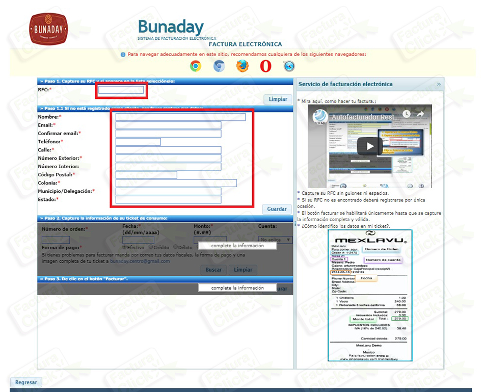 BUNADAY FACTURACION 2020-0