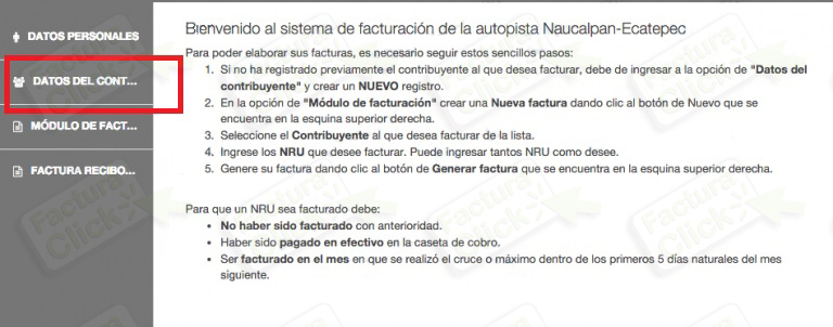 AUTOPISTA MEXICO TUXPAN FACTURACION 2020-5