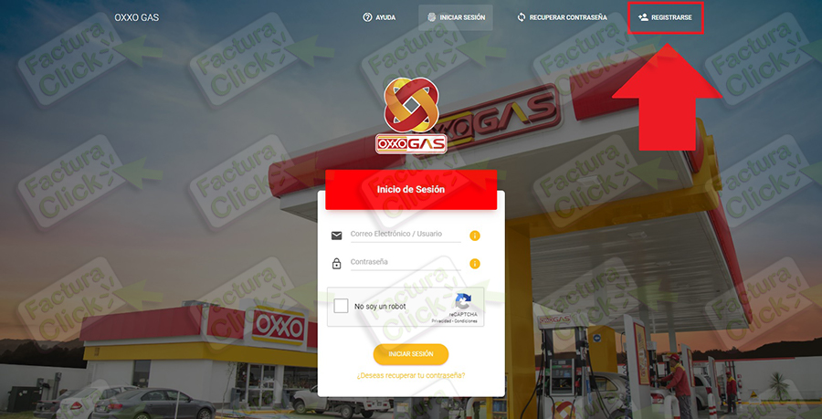 OXXO GAS Facturación Electrónica Factura Click