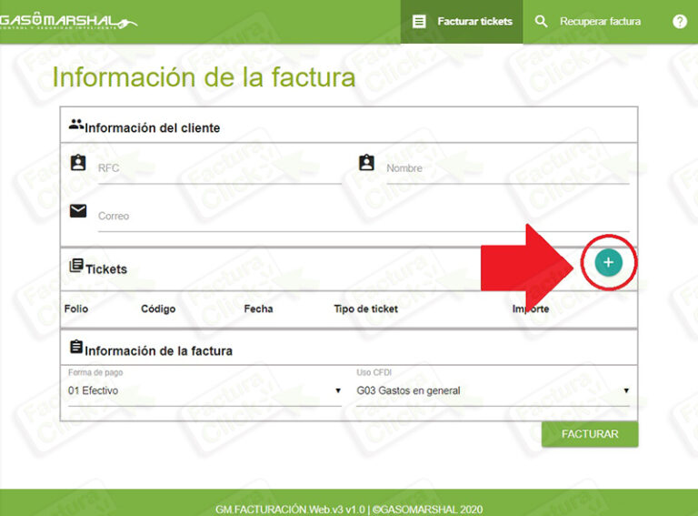 C Mo Facturar En Smartgas Gasolineras Generar Cfdi Factura Click