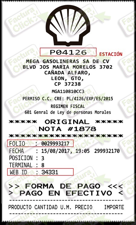 SHELL TICKET FACURACION 2020-4