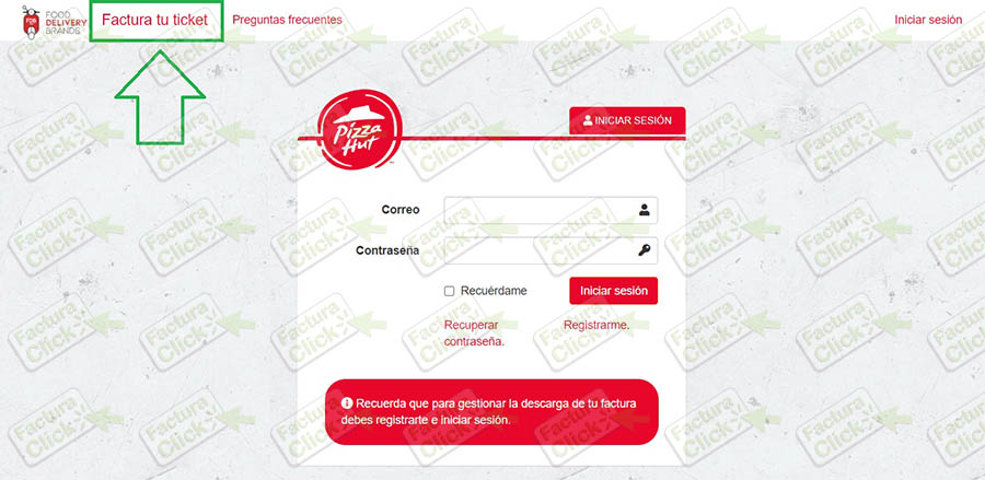 PIZZA HUT FACTURACION 02