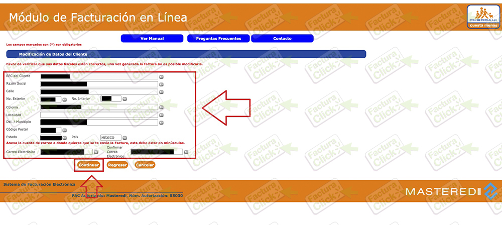 CHEDRAUI FACTURACION 2021-3