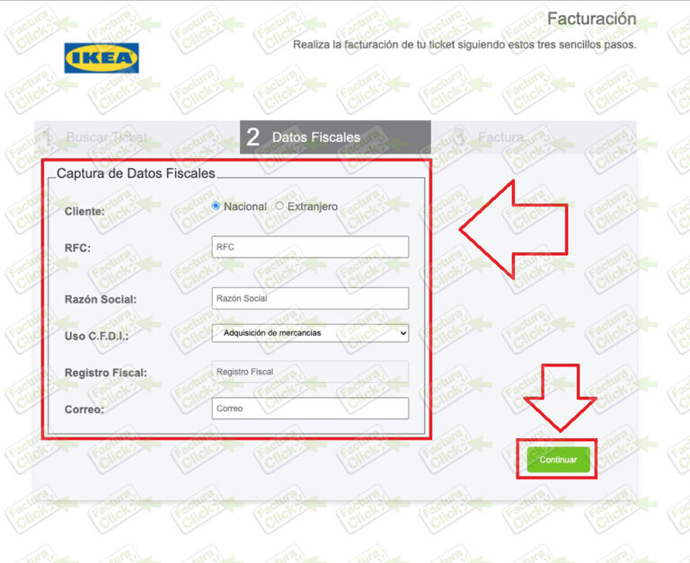 ¿cómo Facturar En Ikea Factura En Línea Factura Clickemk 2260