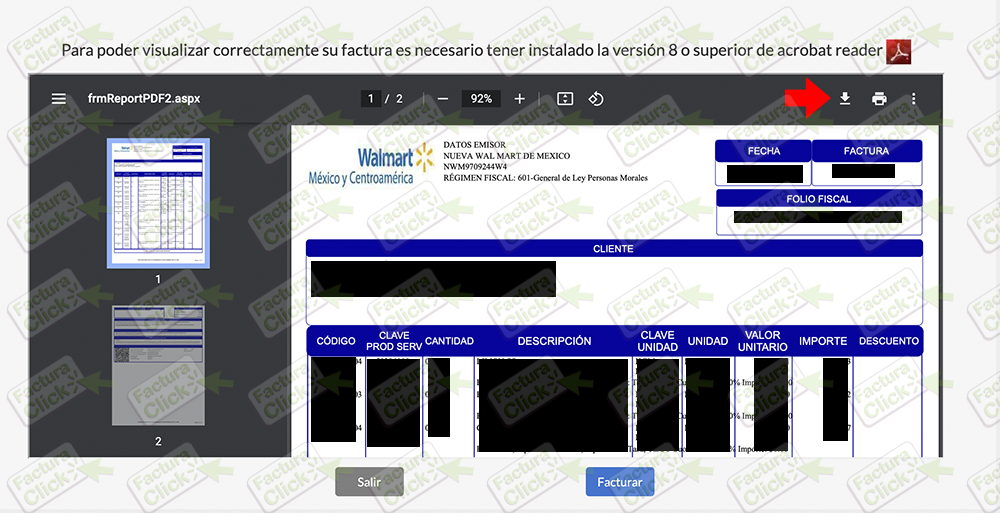 WALMART EXPRESS FACTURACION 6