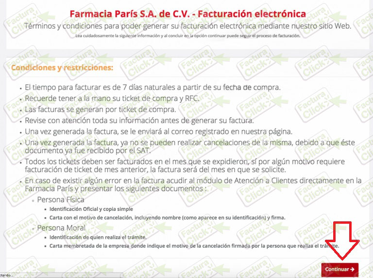 FARMACIA PARIS FACTURACION 02