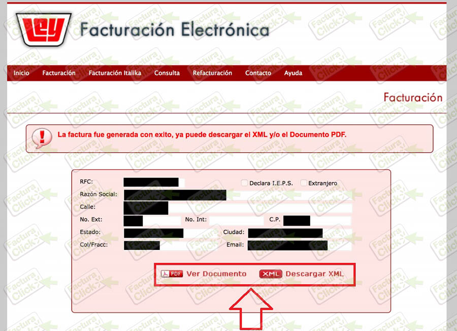 CASA LEY FACTURACION 06