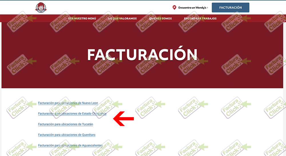 WENDY'S FACTURACION 2026-1