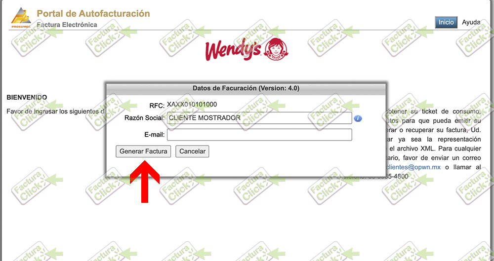 WENDY'S FACTURACIÓN 2026-3