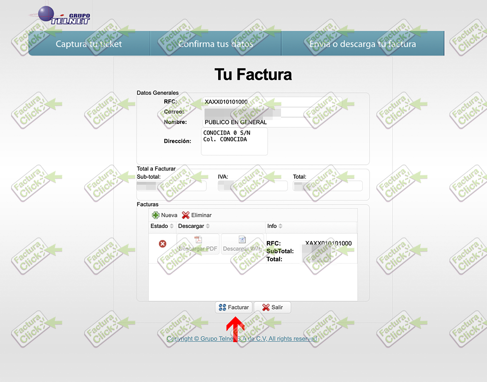 Verificación de importes y consumos The Urban Corner